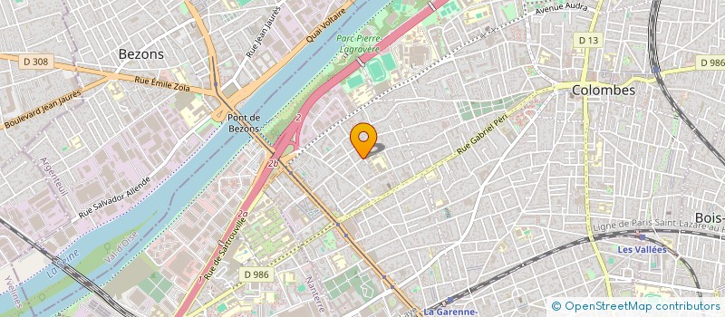 localisation de l'entreprise GAMES CENTERS à COLOMBES