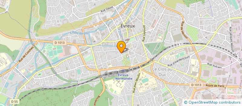 localisation de l'entreprise GAMES DIFFUSION  EVREUX