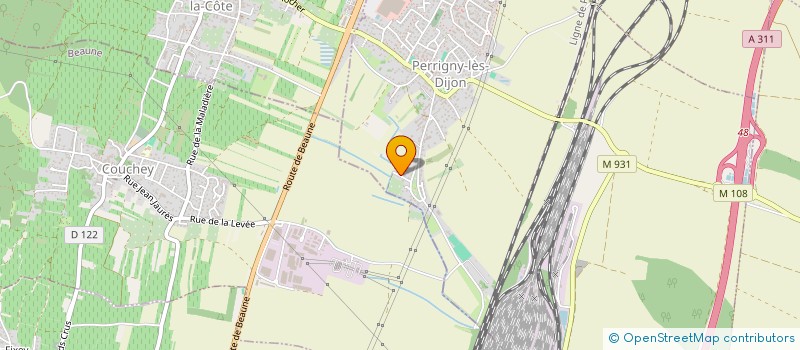 localisation de l'entreprise GAMES FACTORY MACON  PERRIGNY-LES-DIJON