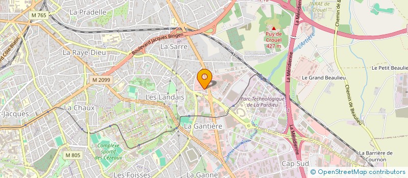 localisation de l'entreprise GAMES LAND  CLERMONT-FERRAND