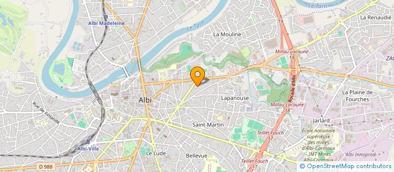 localisation de l'entreprise GAMES OF TARN à ALBI