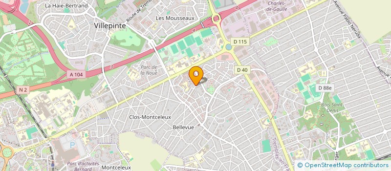 localisation de l'entreprise GAMESGIFTS à VILLEPINTE