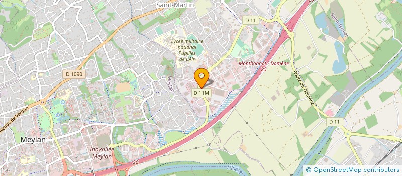 localisation de l'entreprise GAMESYSTEM à MONTBONNOT-SAINT-MARTIN