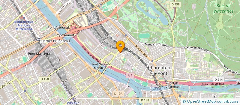 localisation de l'entreprise GAMET  CHARENTON-LE-PONT