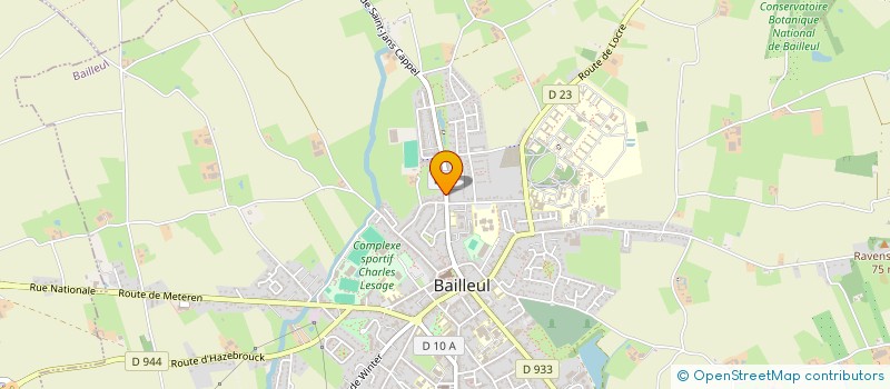 localisation de l'entreprise GAMEVIR à BAILLEUL