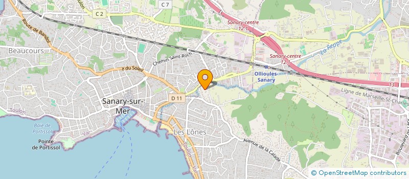 localisation de l'entreprise GAMEZ ETUDE ELECTRIQUE à SIX-FOURS-LES-PLAGES