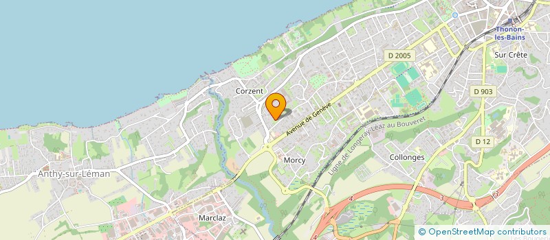 localisation de l'entreprise GAMH 2 à THONON-LES-BAINS