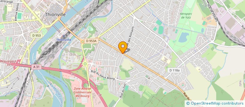 localisation de l'entreprise GAMI  YUTZ