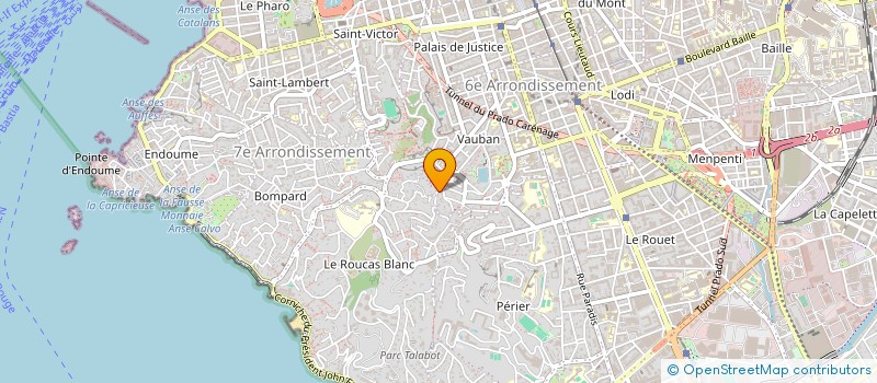 localisation de l'entreprise GAMICA  MARSEILLE