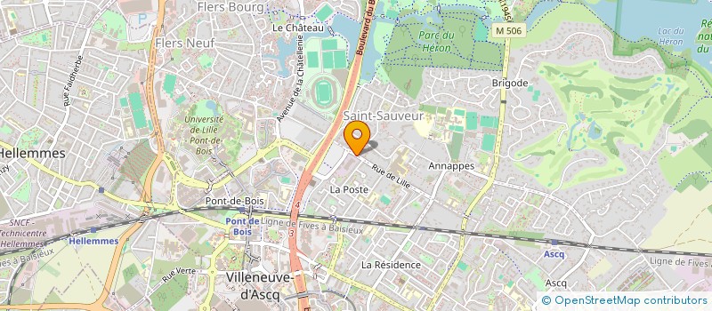 localisation de l'entreprise GAMIETTE INDIVISION à VILLENEUVE-D'ASCQ