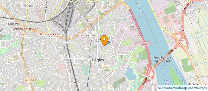 localisation de l'entreprise GAMIN ALLIANCE à BEGLES