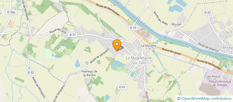 localisation de l'entreprise GAMIN GAMINE à LA MAGDELAINE-SUR-TARN