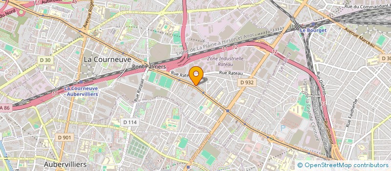 localisation de l'entreprise GAMING EVENT à LA COURNEUVE