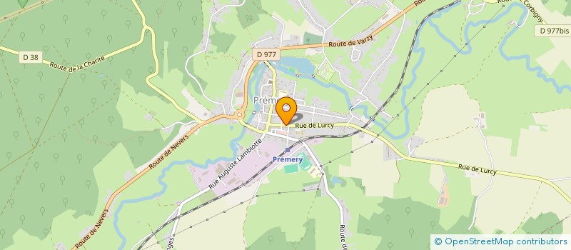 localisation de l'entreprise GAMING PERFORMANCE E-SPORT  PREMERY