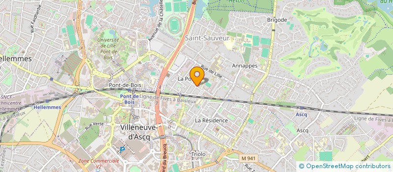 localisation de l'entreprise GAMING STYLE  VILLENEUVE-D'ASCQ