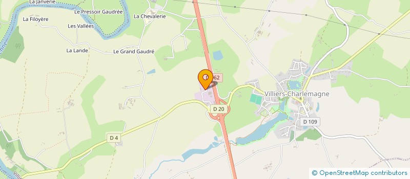 localisation de l'entreprise GAMINI  VILLIERS-CHARLEMAGNE