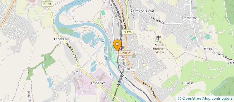 localisation de l'entreprise GAMINOR à ABREST
