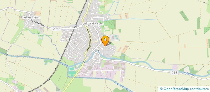 localisation de l'entreprise GAMINS REVEURS  WEYERSHEIM