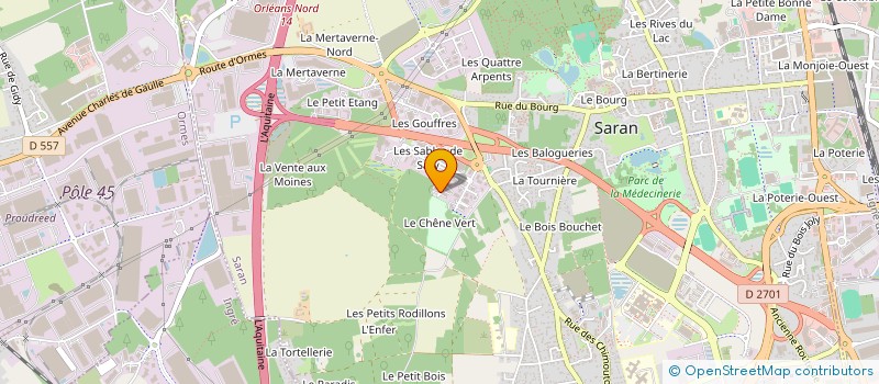 localisation de l'entreprise GAMIRONE à SARAN