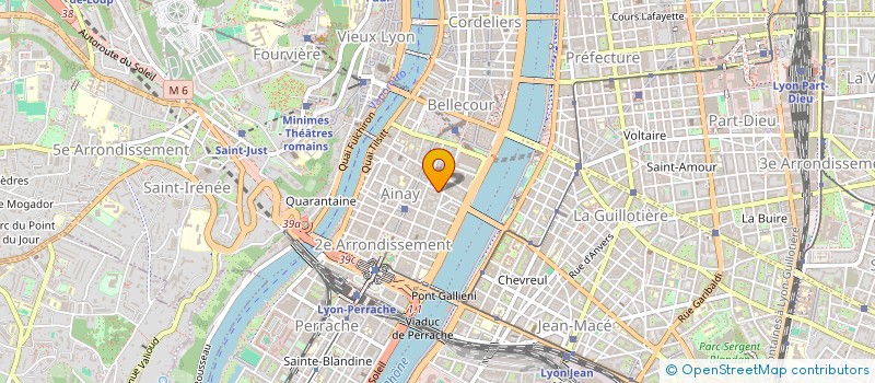 localisation de l'entreprise GAMMA 2  LYON 2EME