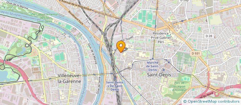 localisation de l'entreprise GAMMA 2  SAINT-DENIS