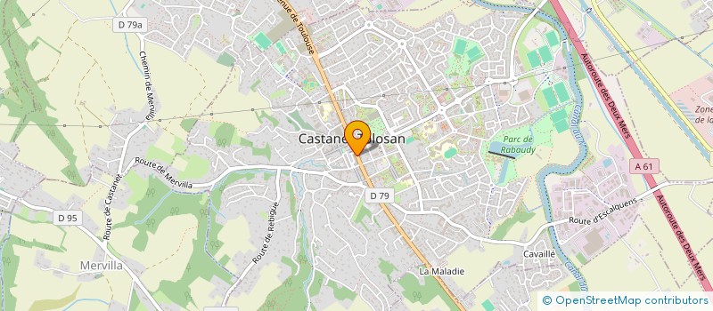 localisation de l'entreprise GAMMA à CASTANET-TOLOSAN