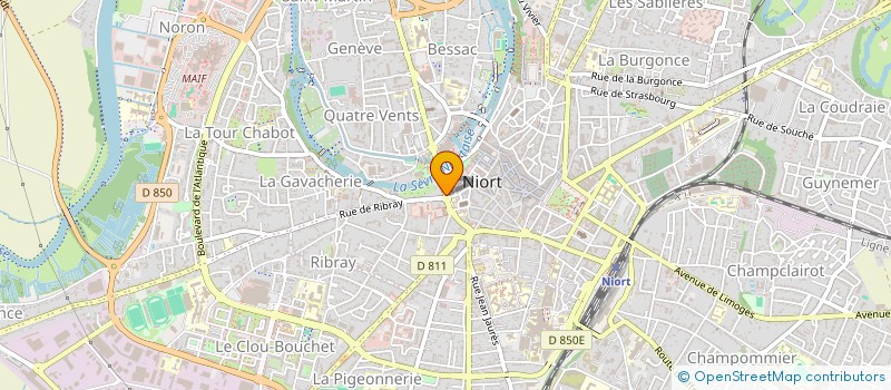 localisation de l'entreprise GAMMA  NIORT