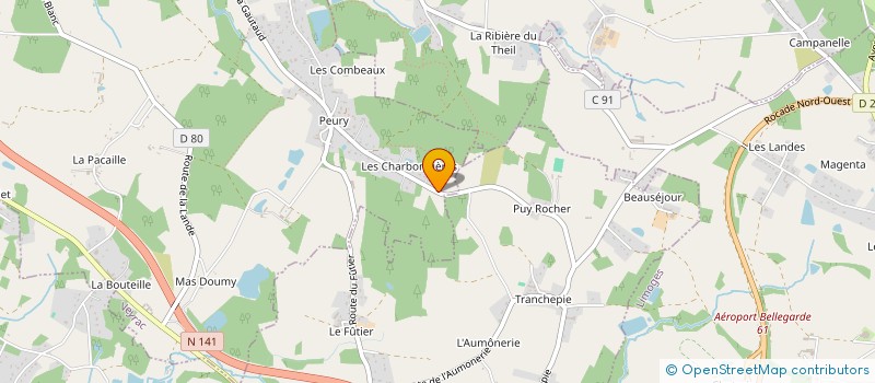 localisation de l'entreprise GAMMA  VEYRAC