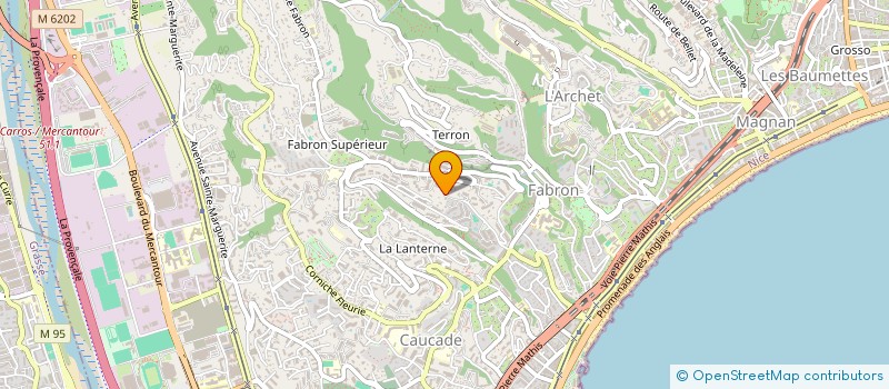 localisation de l'entreprise GAMMA à NICE