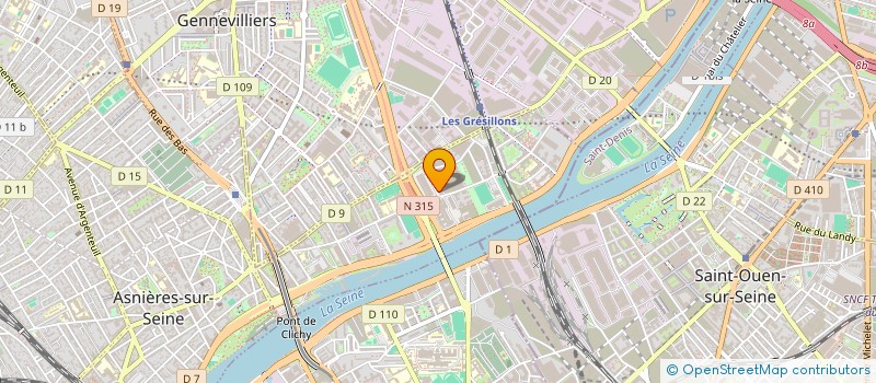 localisation de l'entreprise GAMMA  PARIS