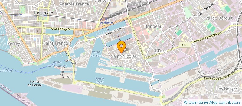 localisation de l'entreprise GAMMA  LE HAVRE