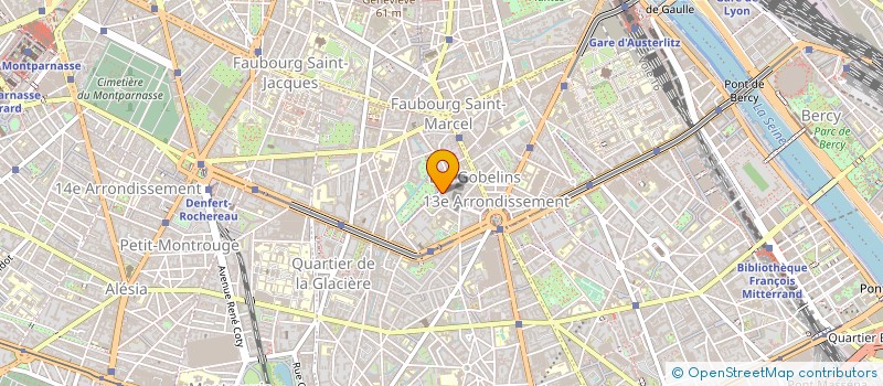 localisation de l'entreprise GAMMA ARCHITECTURE à PARIS