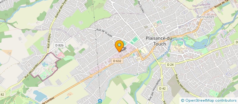 localisation de l'entreprise GAMMA CONCEPTION  PLAISANCE-DU-TOUCH