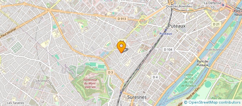 localisation de l'entreprise GAMMA CONSULTING à SURESNES