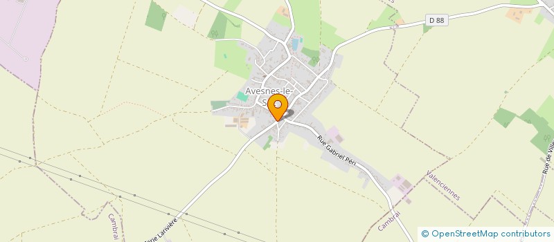 localisation de l'entreprise GAMMA COURSES à AVESNES-LE-SEC