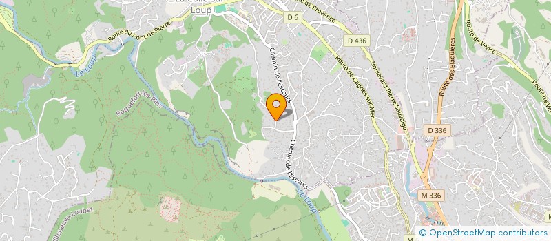 localisation de l'entreprise GAMMA DELTA  LA COLLE-SUR-LOUP