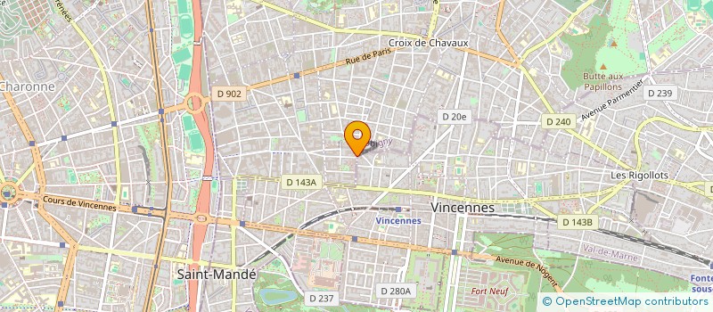 localisation de l'entreprise GAMMA DESIGN AND BUILT à MONTREUIL