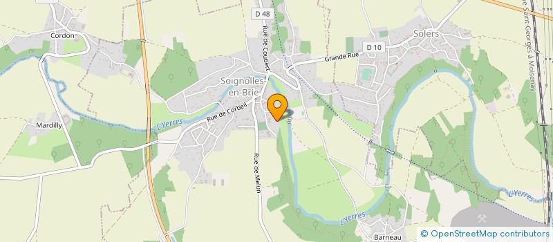 localisation de l'entreprise GAMMA DRIVER  SOIGNOLLES-EN-BRIE