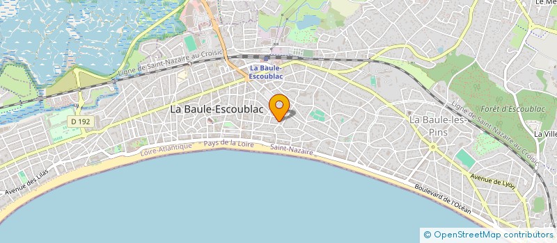 localisation de l'entreprise GAMMA FOCH  LA BAULE-ESCOUBLAC