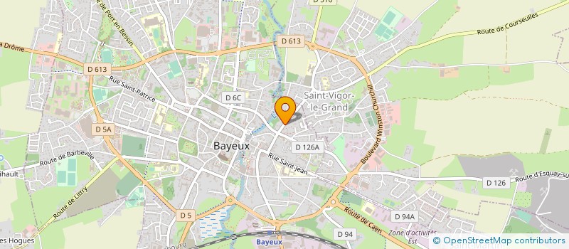 localisation de l'entreprise GAMMA GAMES  BAYEUX