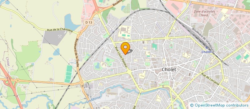 localisation de l'entreprise GAMMA INVESTMENTS à CHOLET