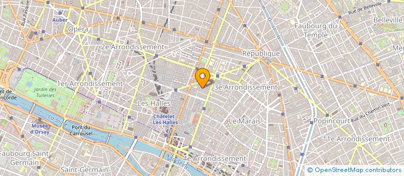 localisation de l'entreprise GAMMA LOGISTIQUE à PARIS