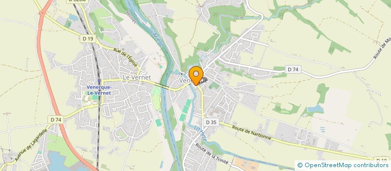 localisation de l'entreprise GAMMA NOVA à VENERQUE