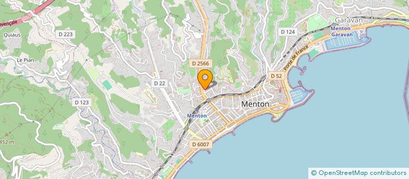 localisation de l'entreprise GAMMA SCAPRIS à MENTON