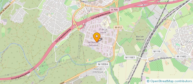 localisation de l'entreprise GAMMA SERVICES à SAINT-JEAN-DE-VEDAS