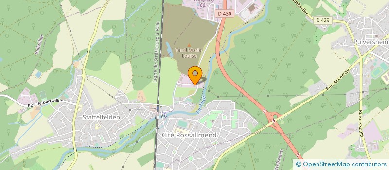 localisation de l'entreprise GAMMA TEC à STAFFELFELDEN