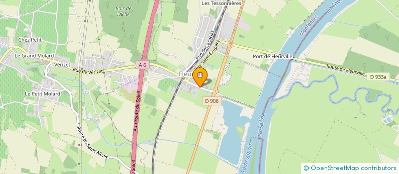 localisation de l'entreprise GAMMA THERM  FLEURVILLE