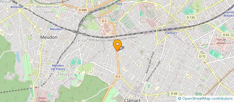 localisation de l'entreprise GAMMACCESS à CLAMART
