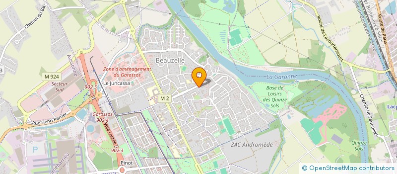 localisation de l'entreprise GAMMADIS SARL à BEAUZELLE