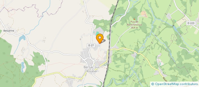 localisation de l'entreprise GAMMARI  BERSAC-SUR-RIVALIER